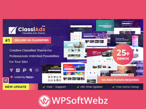 Classiads Pro – Ads WordPress Theme