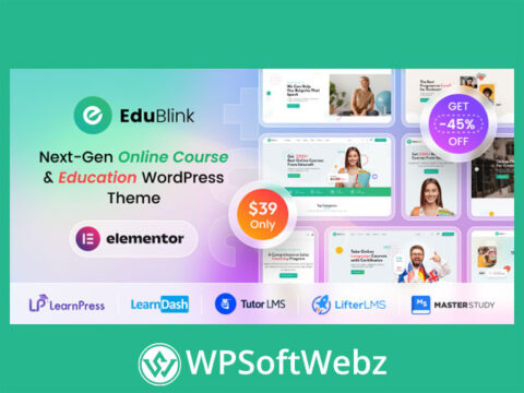 EduBlink – Education & Online Course WordPress Theme