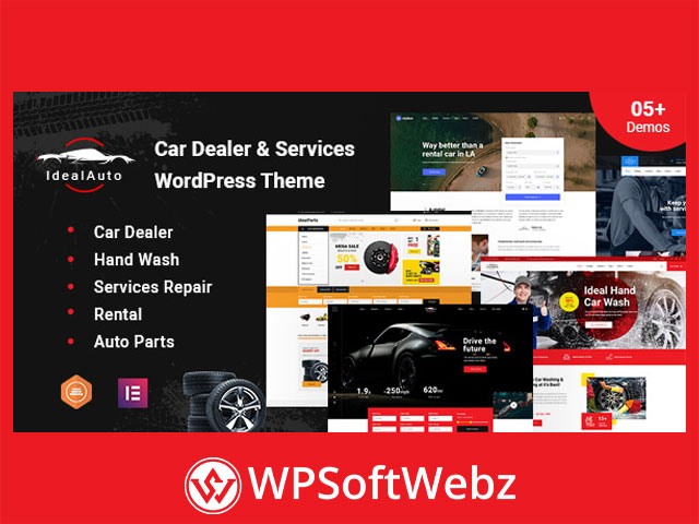 IdealAuto - Car Dealer & Services WordPress Theme