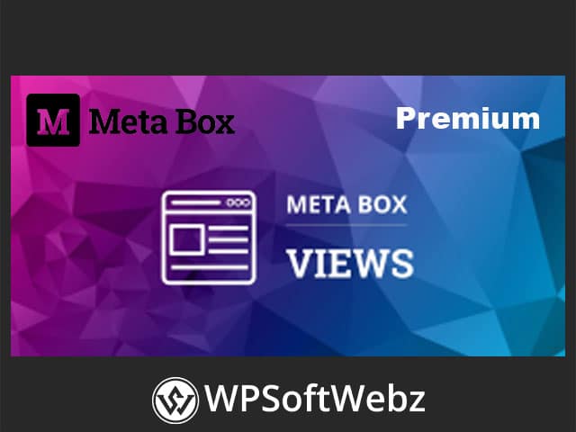 Meta Box - MB Views Extension