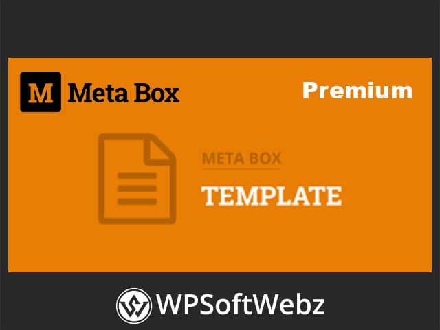 Meta Box Template Extension