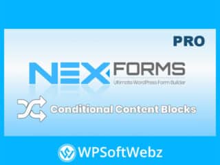 NEX-Forms - Conditional Content Blocks Add-on