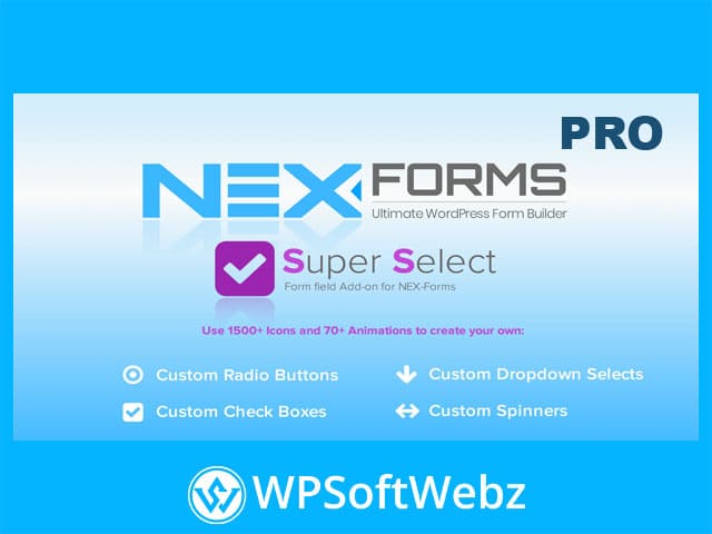 NEX-Forms - Super Selection Form Field Add-On