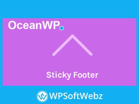 Ocean Sticky Footer for OceanWP Theme