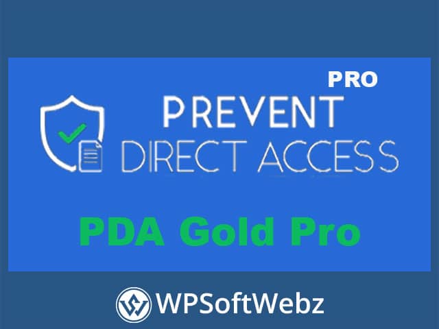 Prevent Direct Access (PDA) Gold Pro Plugin