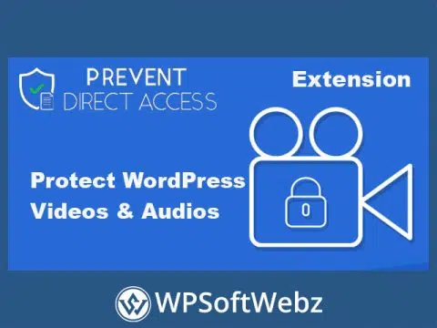 PDA Gold Protect WordPress Videos & Audios Extension