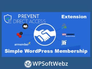 PDA Gold Simple WordPress Membership Plugin Integration