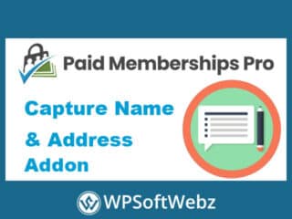 Paid Memberships Pro Capture Name & Address for Free Levels Add On