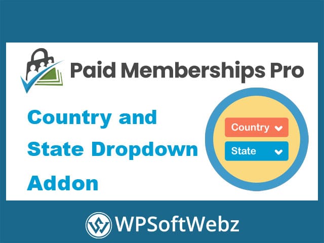 Paid Memberships Pro Country and State Dropdown Add-on