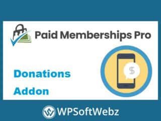 Paid Memberships Pro Donations Add-On