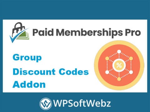 Paid Memberships Pro Group Discount Codes Add-On