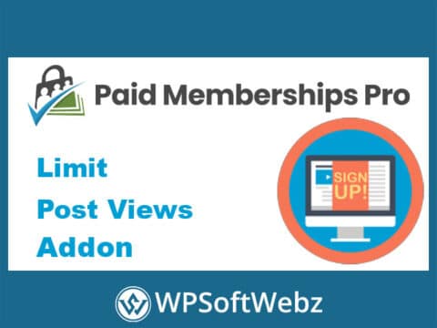 Paid Memberships Pro Limit Post Views Add-On