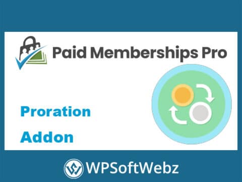 Paid Memberships Pro Proration Addon