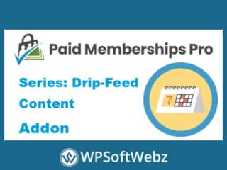 Paid Memberships Pro Series for Drip Feed Content Add-on