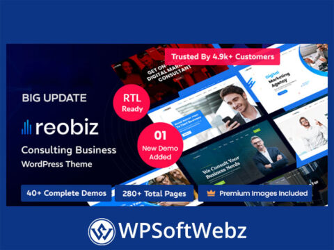 Reobiz - Consulting Business WordPress Theme