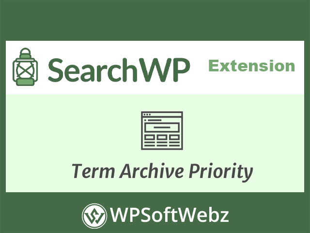 SearchWP Term Archive Priority Extension