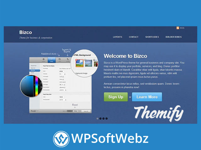 Themify Bizco Theme Premium