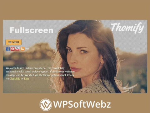 Themify Fullscreen Gallery WordPress Theme Premium