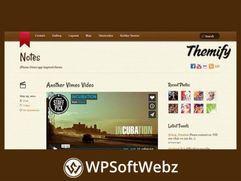 Themify Notes WordPress Theme Premium