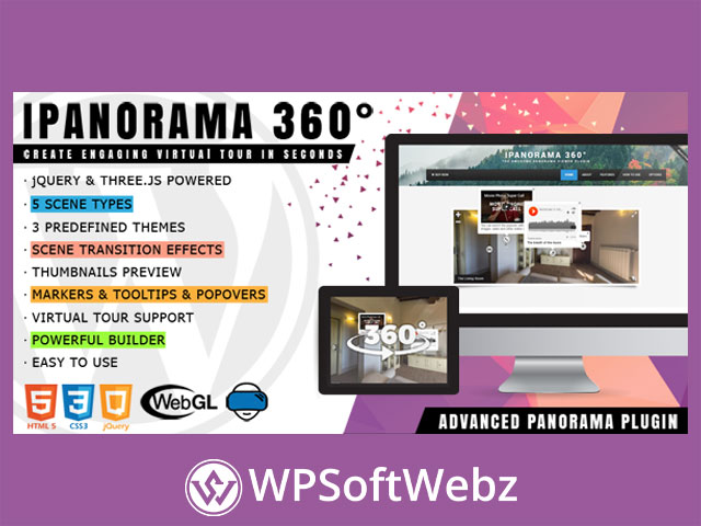 iPanorama 360° – Virtual Tour Builder for WordPress