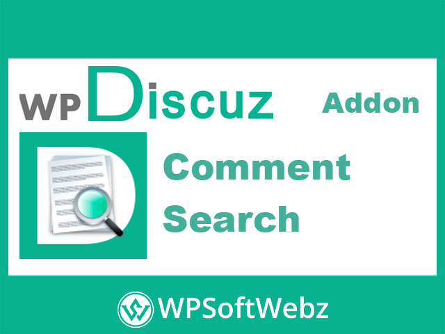 wpDiscuz – Comment Search Addon