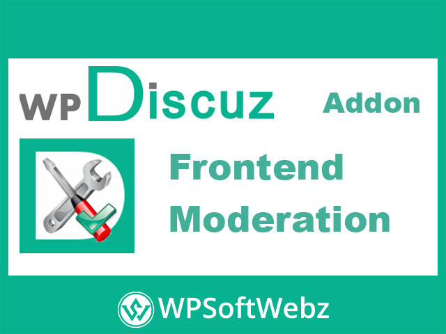 wpDiscuz – Frontend Moderation Addon