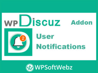 wpDiscuz – User Notifications Addon