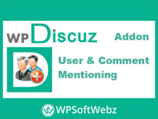 wpDiscuz – User & Comment Mentioning Addon