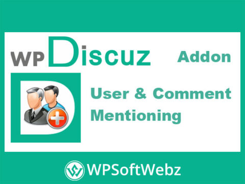 wpDiscuz – User & Comment Mentioning Addon