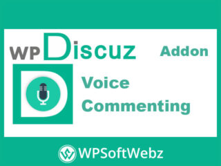 wpDiscuz – Voice Commenting Addon