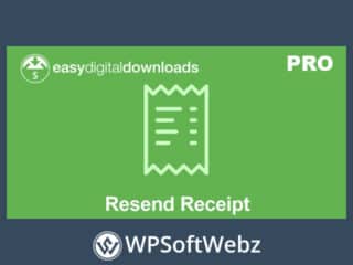 Easy Digital Downloads Resend Receipt Extension