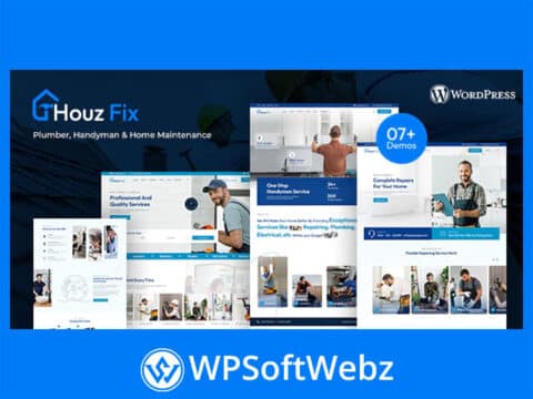 HouzFix - Plumber, Handyman Services WordPress Theme