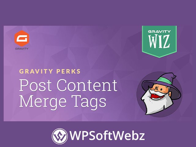 Gravity Forms Post Content Merge Tags