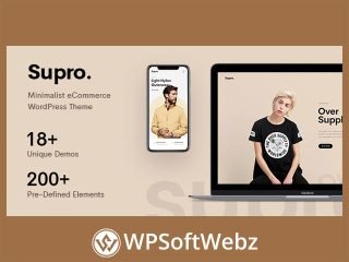 Supro - Minimalist AJAX WooCommerce WordPress Theme