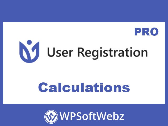 User Registration Calculations Addon
