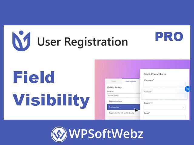 User Registration Field Visibility Add-On