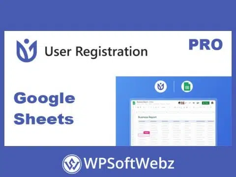 User Registration Google Sheets Addon