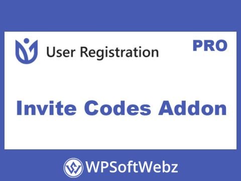 User Registration Invite Codes Add-on