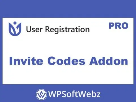 User Registration Invite Codes Add-on