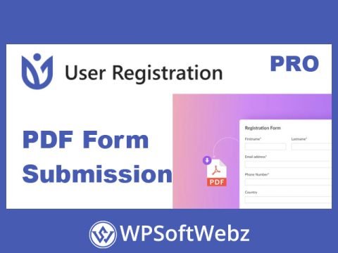 User Registration PDF Form Submission Addon