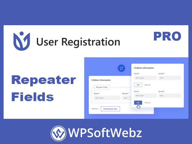 User Registration Repeater Fields Addon
