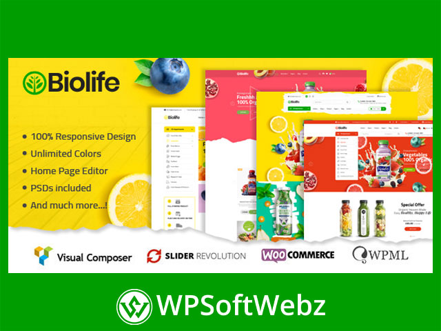 Biolife - Organic Food WordPress Theme