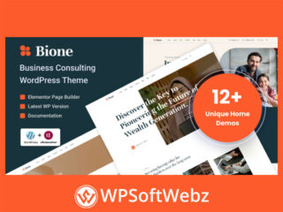 Bione - Business Consulting WordPress Theme