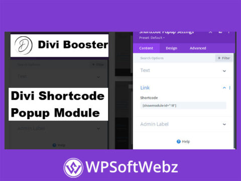Divi Shortcode Popup Module