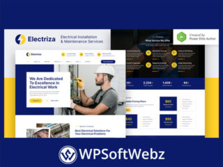 Electriza – Electrical Installation & Maintenance Services Elementor Template Kit
