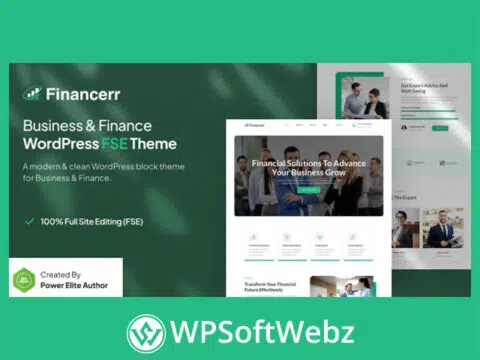 Financerr – Business & Finance FSE WordPress Theme