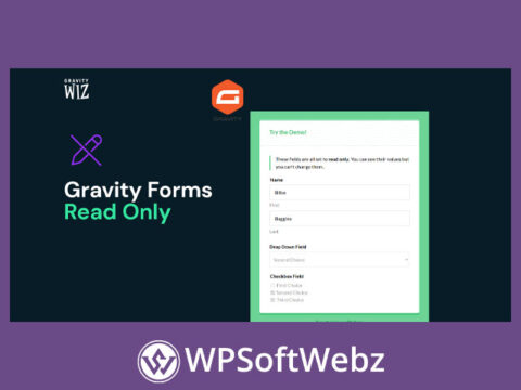 Gravity Forms Read Only - By Gravity Wiz