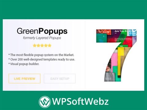 Green Popups (formerly Layered Popups) - Popup Plugin for WordPress