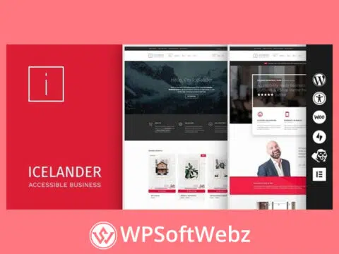 Icelander - Accessible Business Portfolio & WooCommerce WordPress Theme