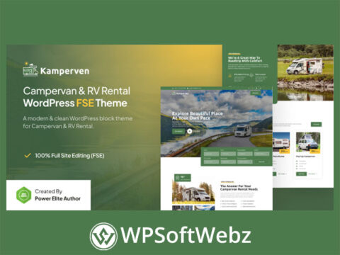 Kamperven – Campervan & RV Rental FSE WordPress Theme